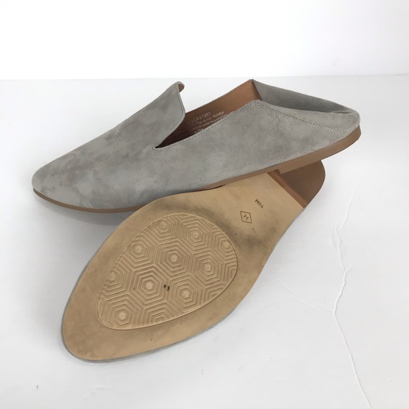 Halogen | Gray Sabrina Collapsible Back Flats